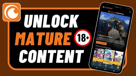 crunchyroll mature filter app|crunchyroll enable mature content.